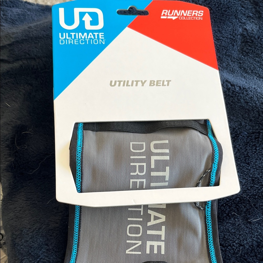 Ultimate direction grey running Utility Belt, size small